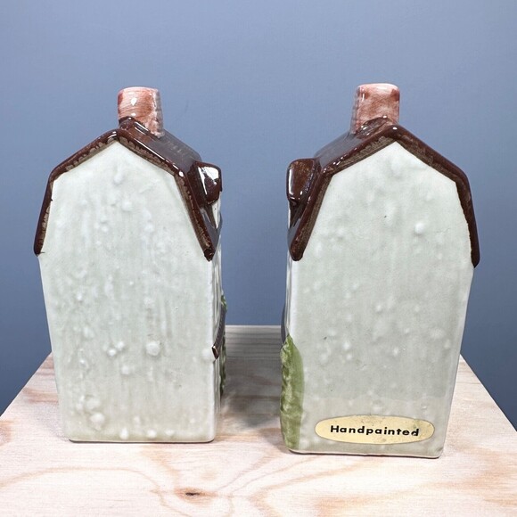 OMC Japan Salt and Pepper Vintage Shakers Cottage House - Picture 4 of 7